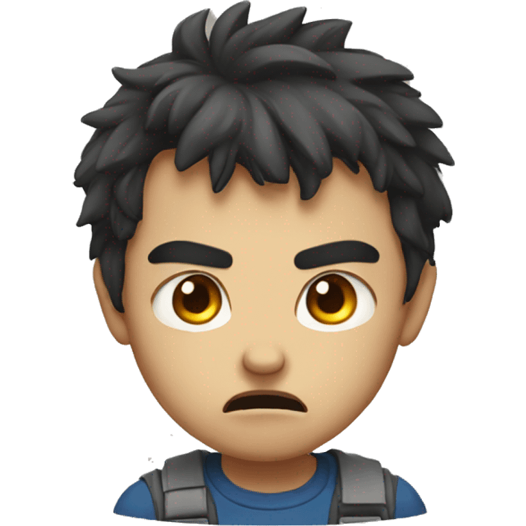 Angry boy emoji