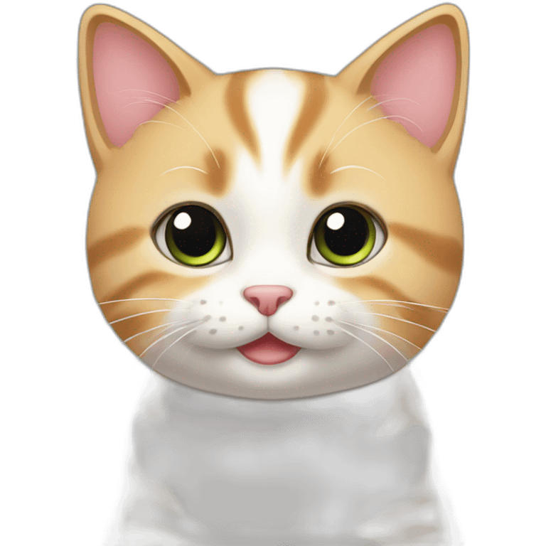 very cute little cat emoji