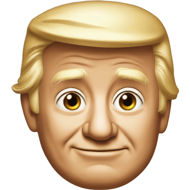 Old Donald Trump caricature  emoji