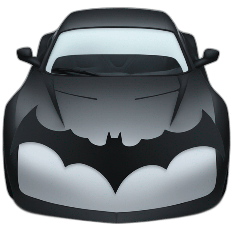 Batman car emoji