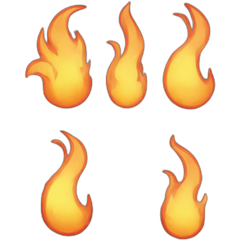 Flammes emoji