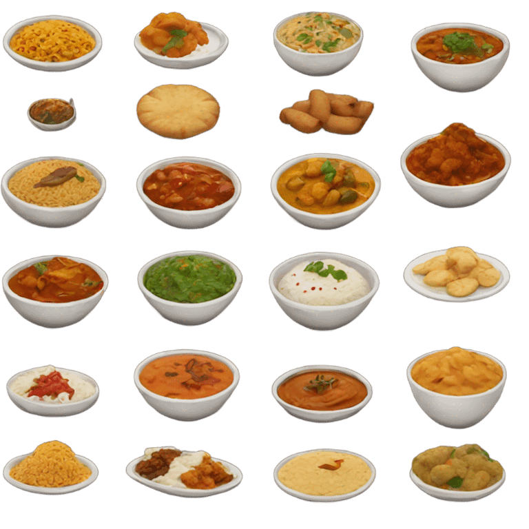 Indian food emoji