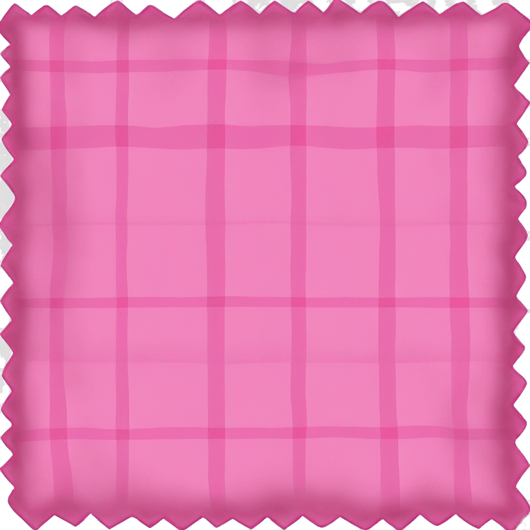 Pink plaid blanket emoji