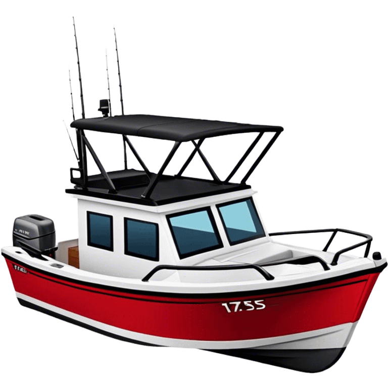 Fishing Boat - Lund 1775 Crossover XS (Model Year: 2022) (Iconic colour: Red with black trim) emoji