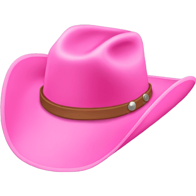 Pink cowboy hat emoji