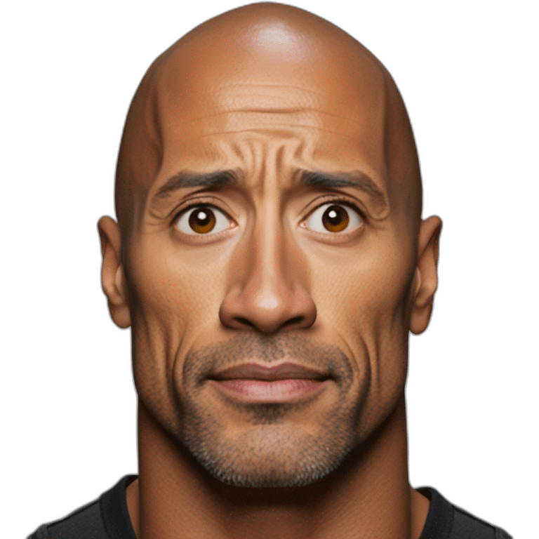 Dwayne johnson eyebrow up meme emoji