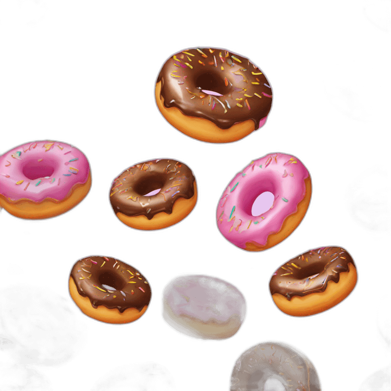 donut sucré au sucre emoji