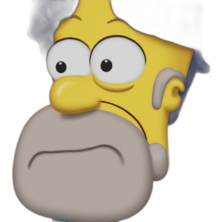 Homer Simpson cry emoji