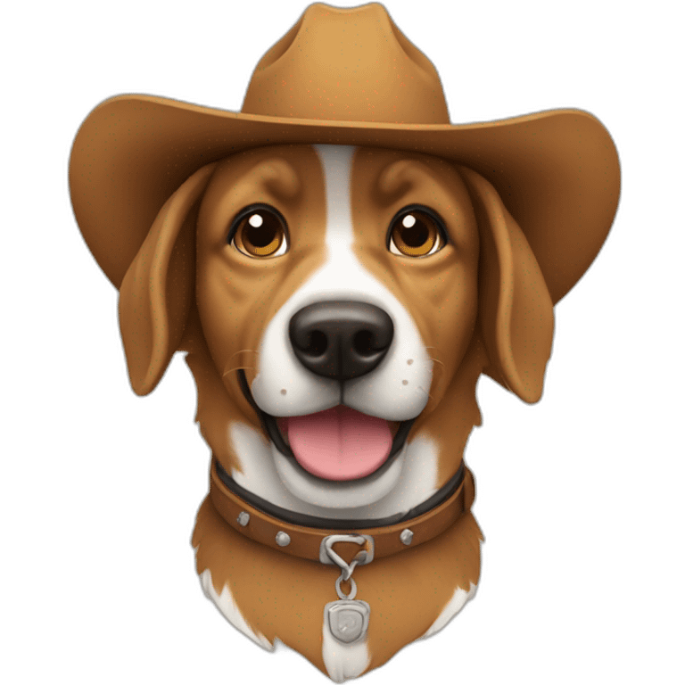 Dog cowboy emoji