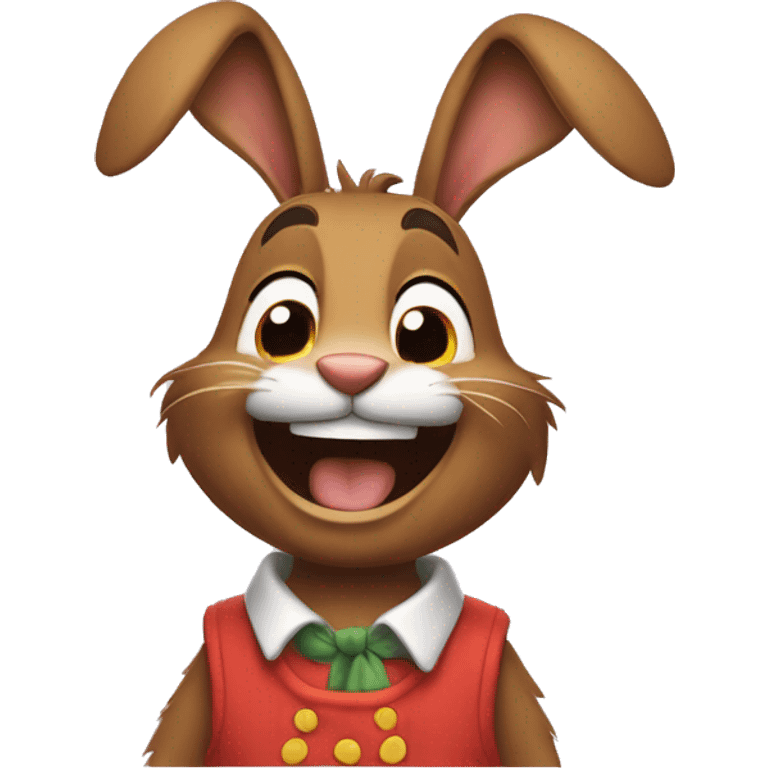 Brer Rabbit  laughing. emoji