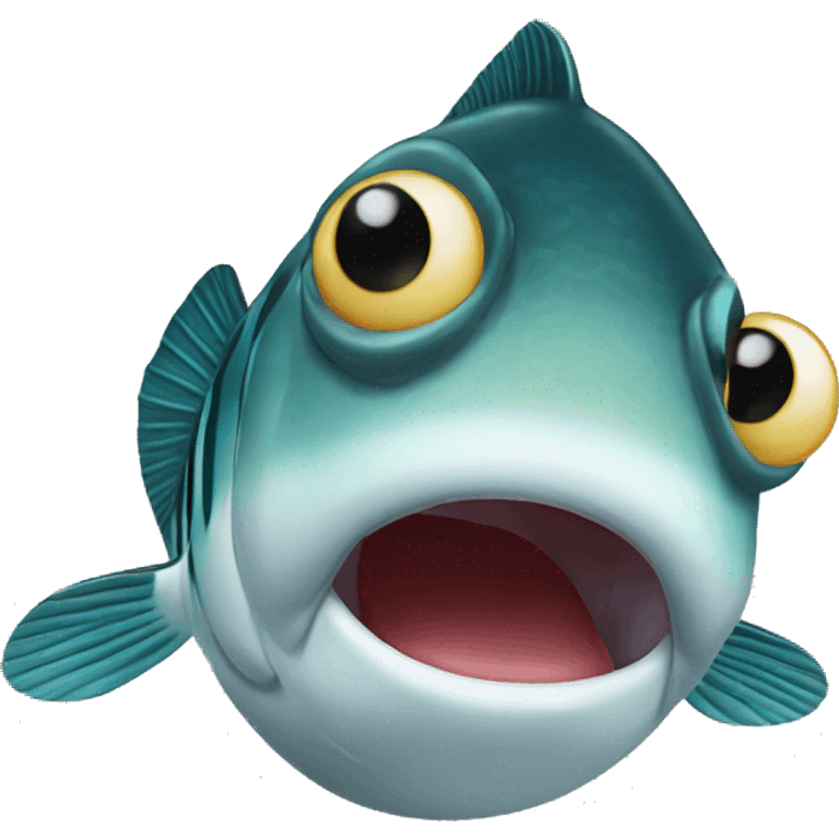 bouche en poisson emoji