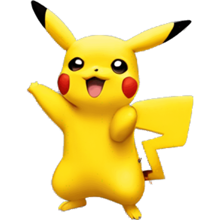 pikachu avec ronflex à côté  emoji