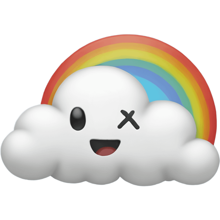 a cloud  emoji