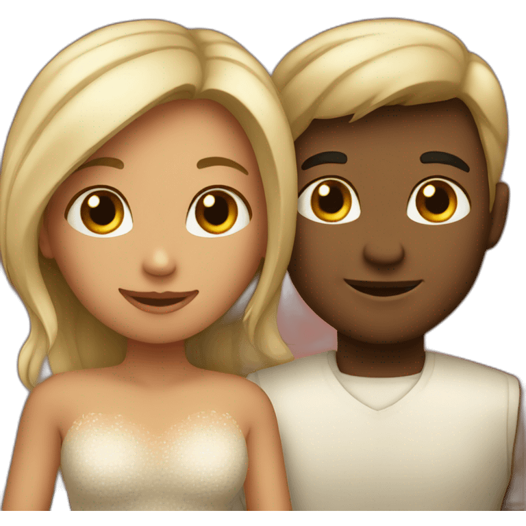 Couple in love emoji