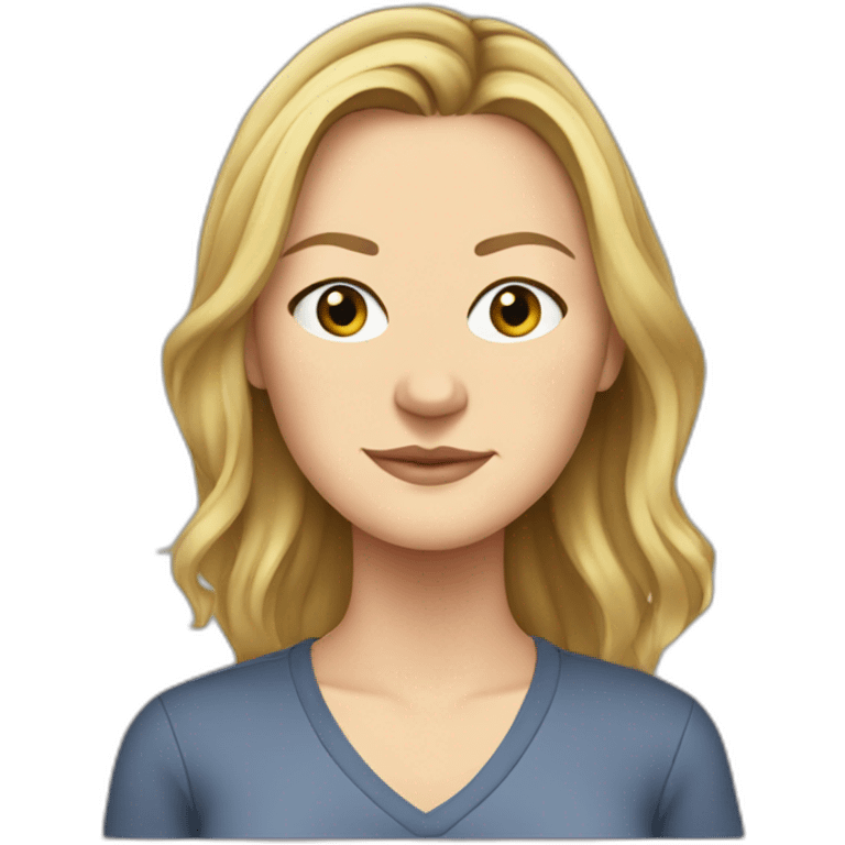 julia-stiles cartoon wearing shirt emoji