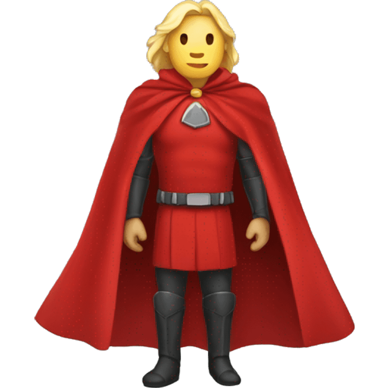 red hero cape emoji