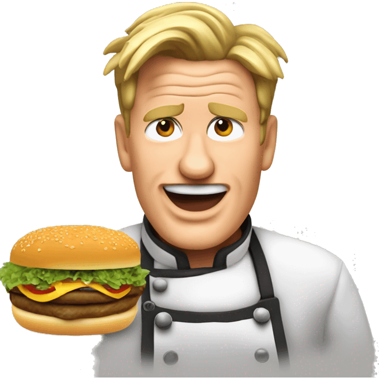 gordon Ramsey eat urger emoji