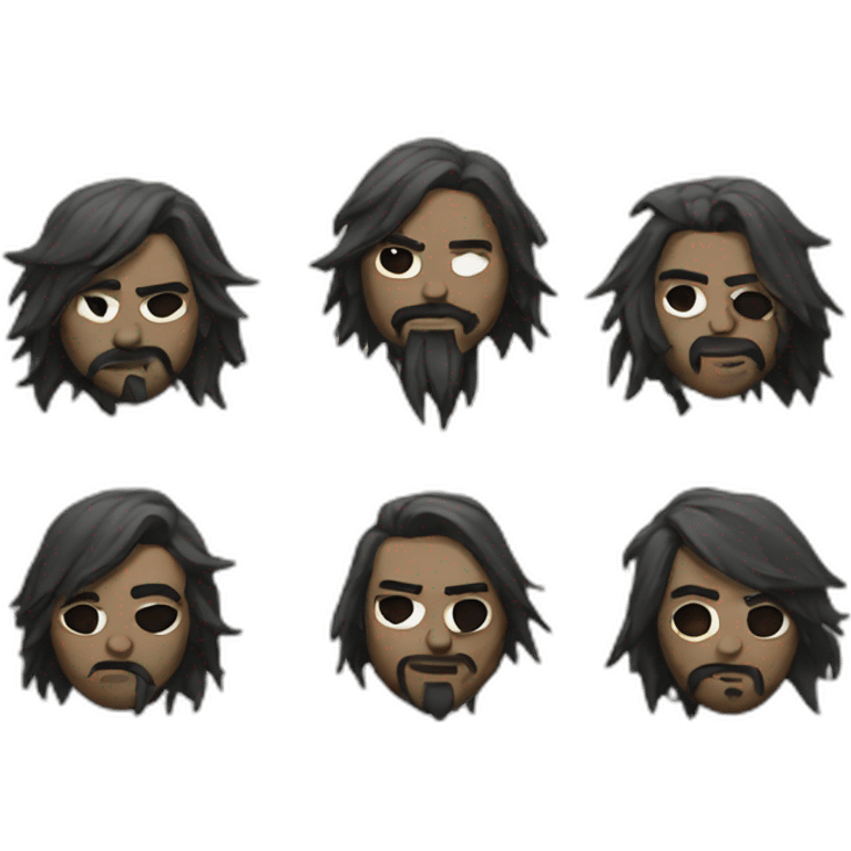 Metal band emoji