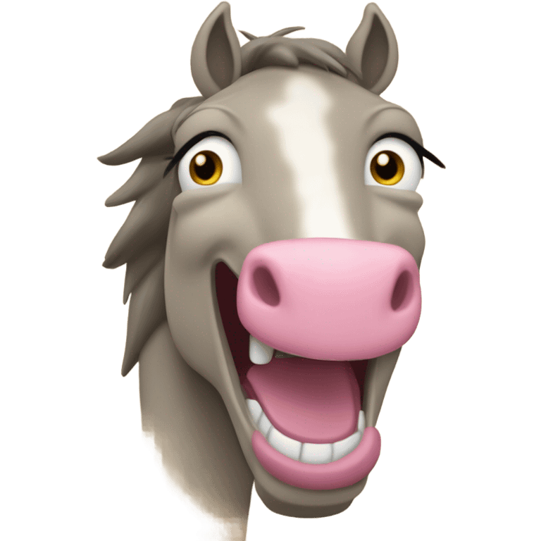 Caballo feliz  emoji