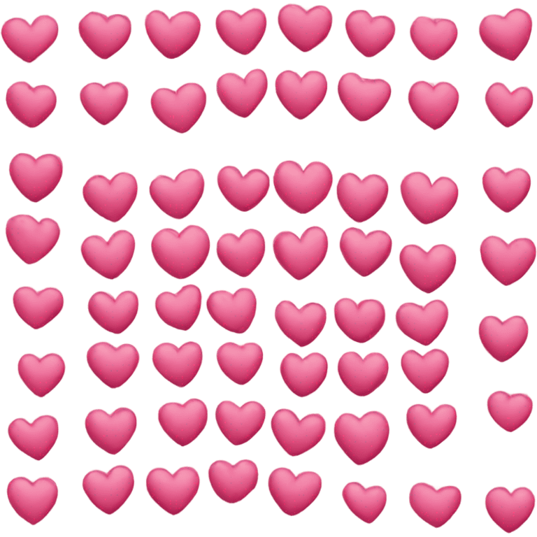 Cute hearts emoji