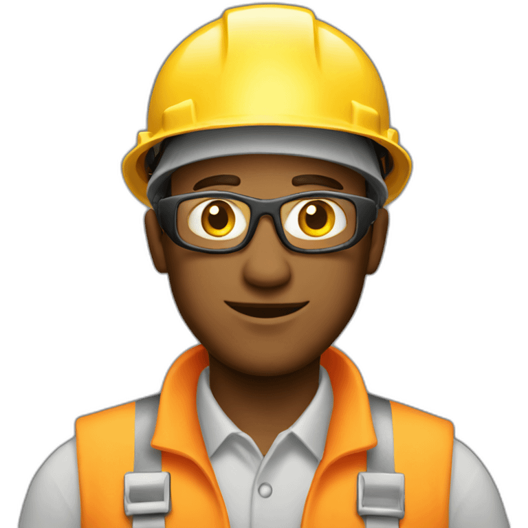 construction worker wearing vision pro emoji