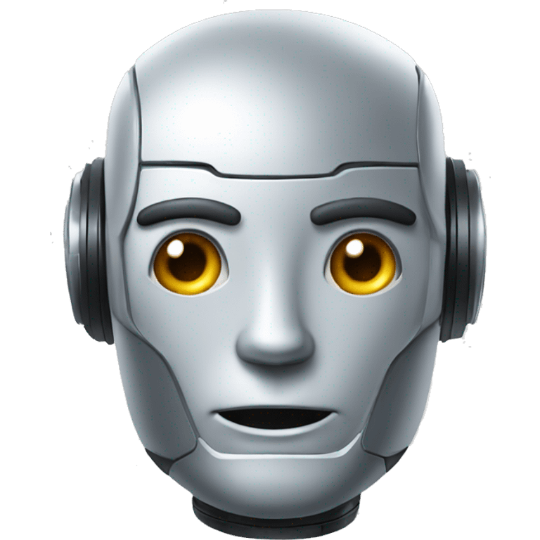 A robot emoji