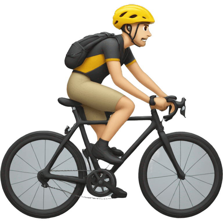 Homme en velo emoji