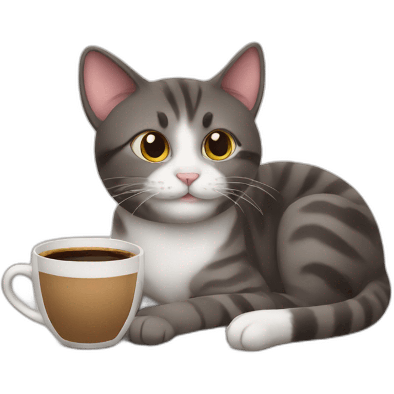 cat-with-coffee emoji