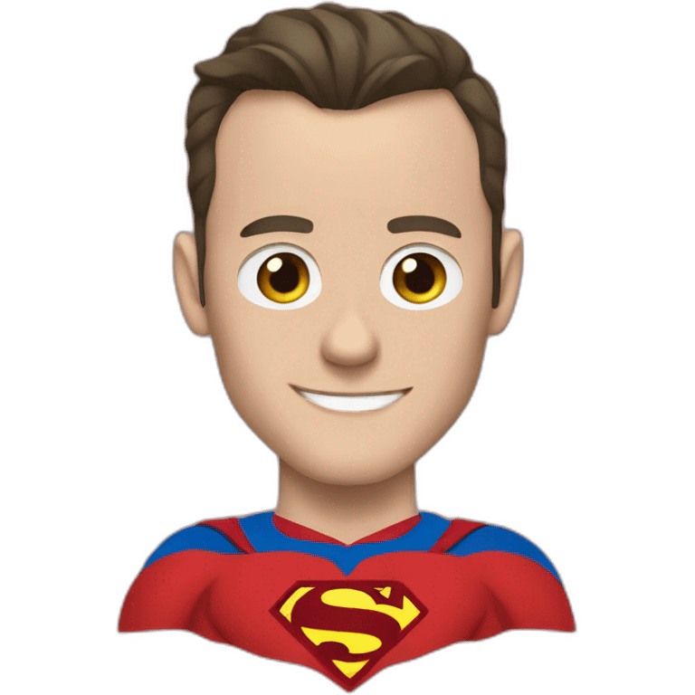 Jonathan Toews as Superman emoji