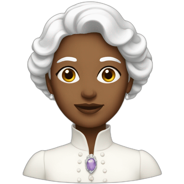 La dame blanche emoji