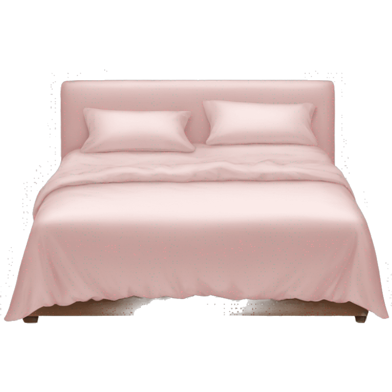 Light pink silk bed emoji