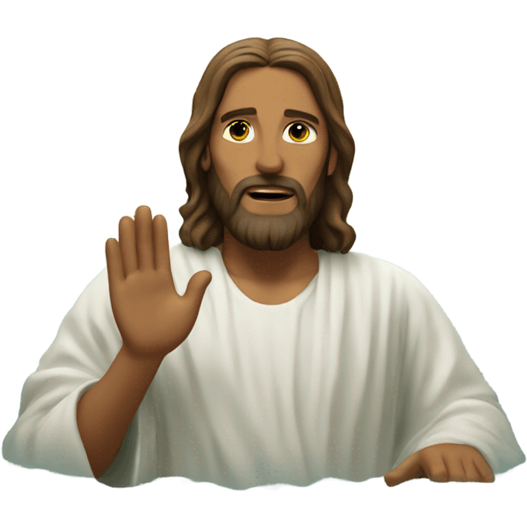 jesus baptism emoji