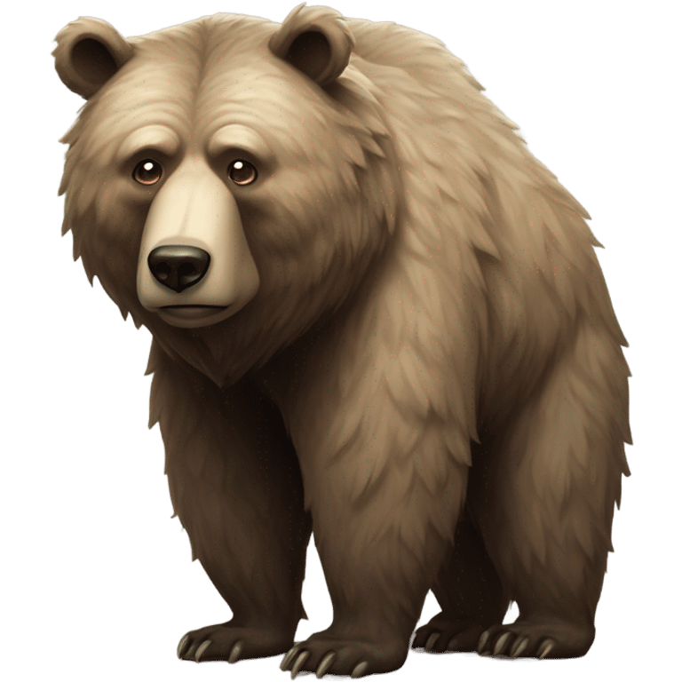 Old bear emoji