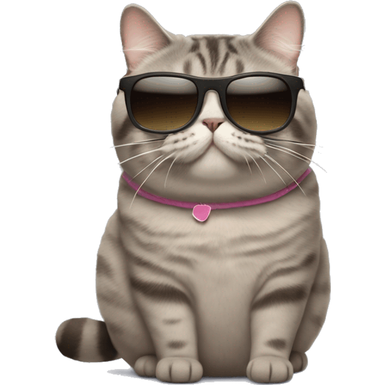 pusheen wearing sunglasses emoji