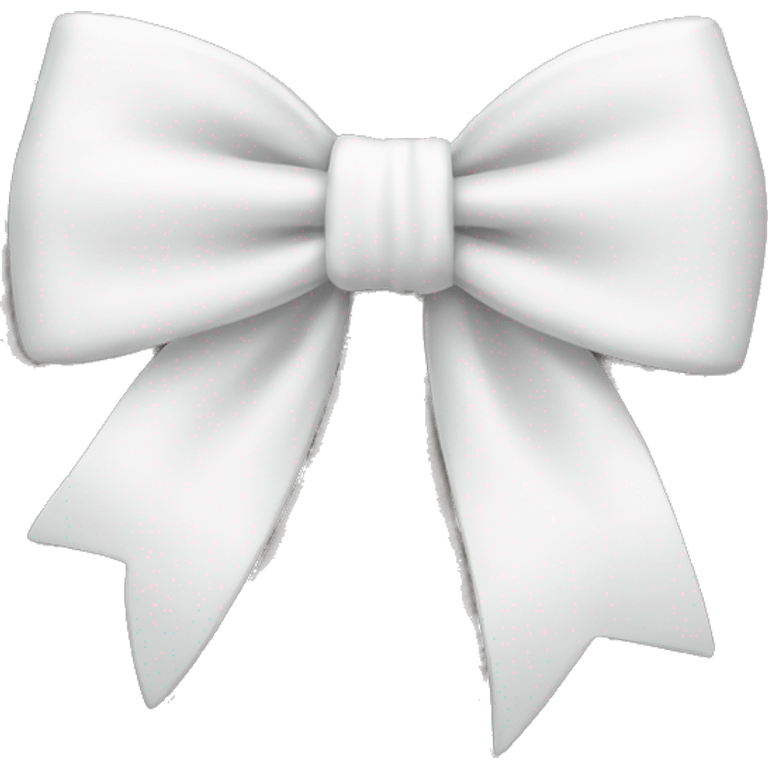 white bow emoji