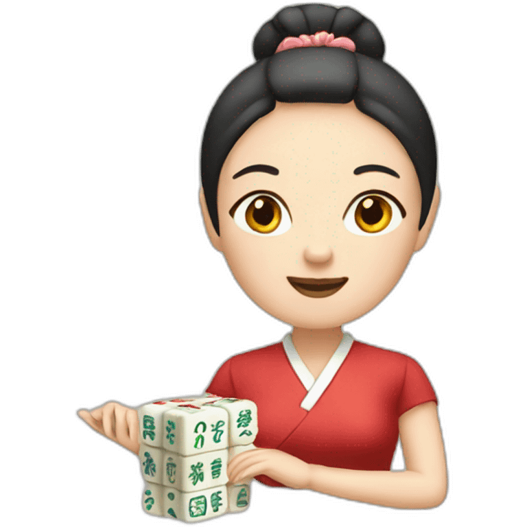 mahjong-lady emoji