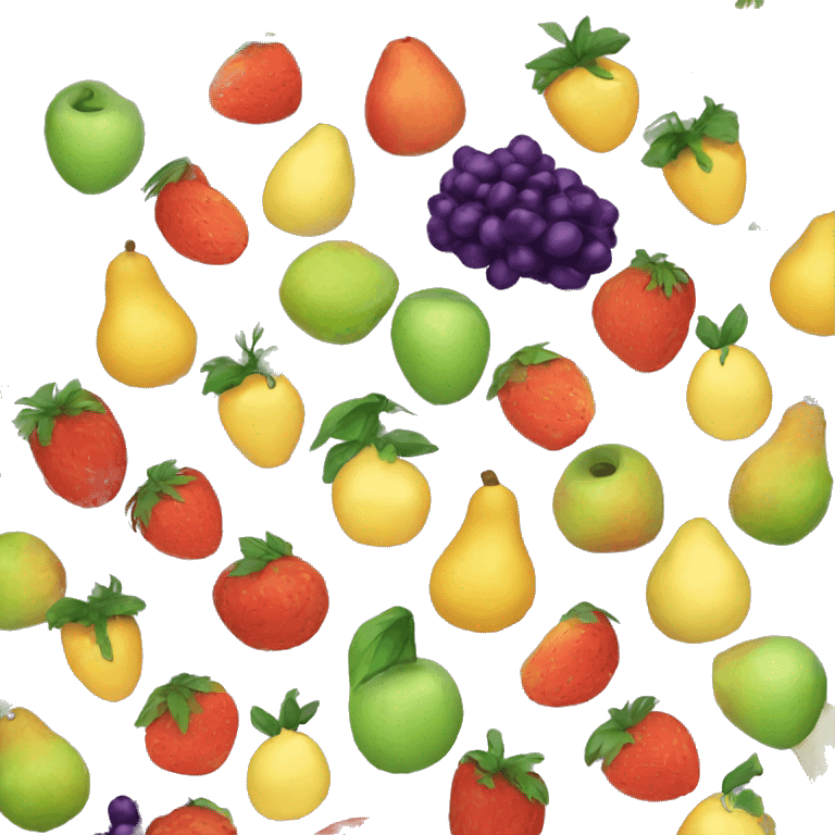 Bundle of fruit emoji