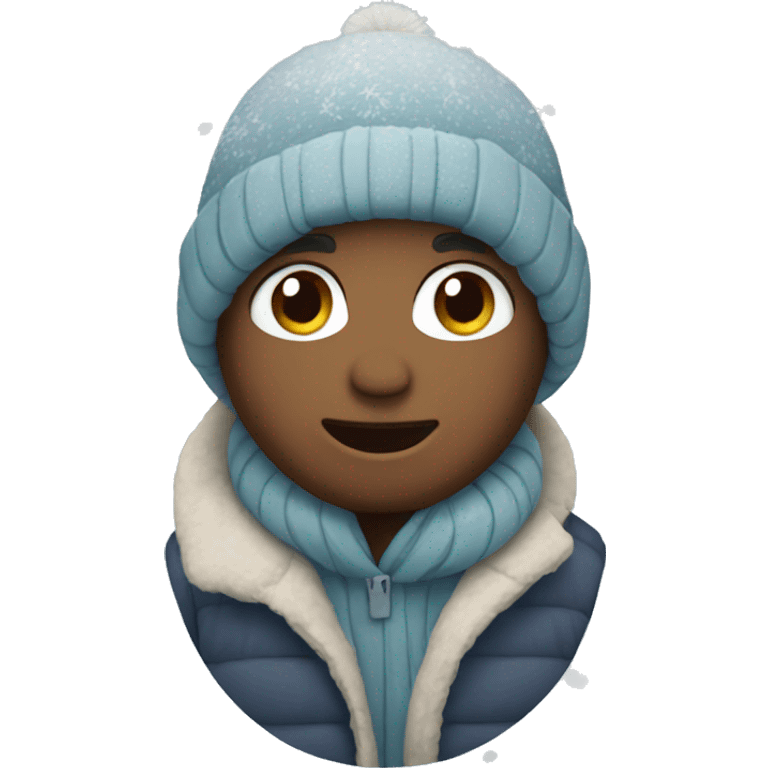 Cute winter emoji emoji