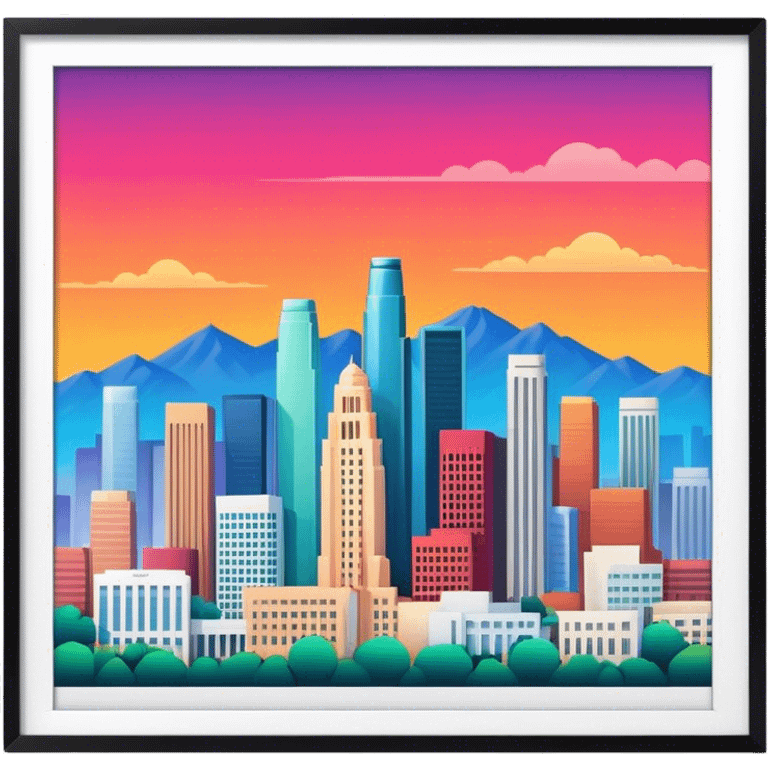 Los Angeles skyline emoji