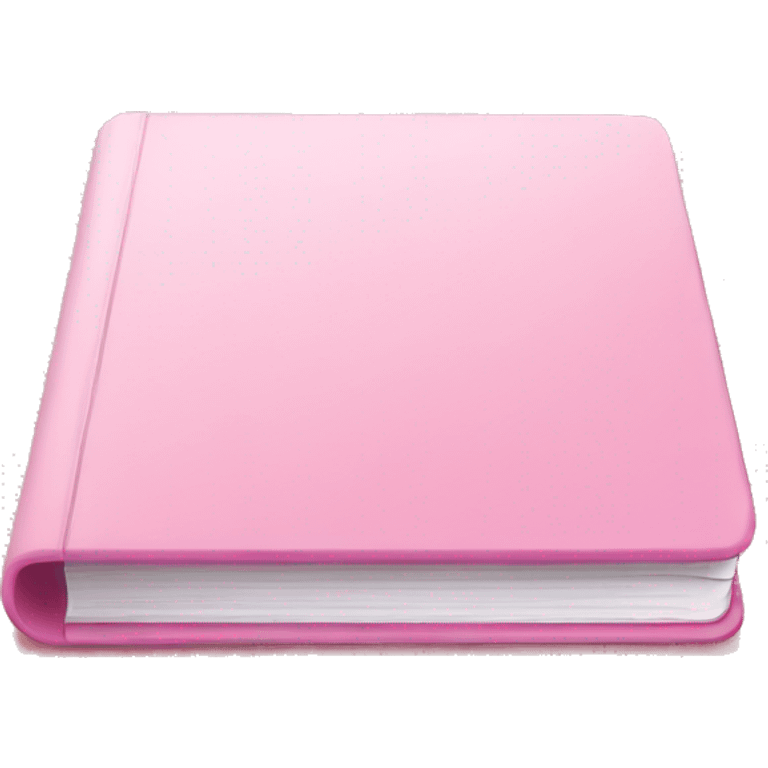 pink notebook emoji