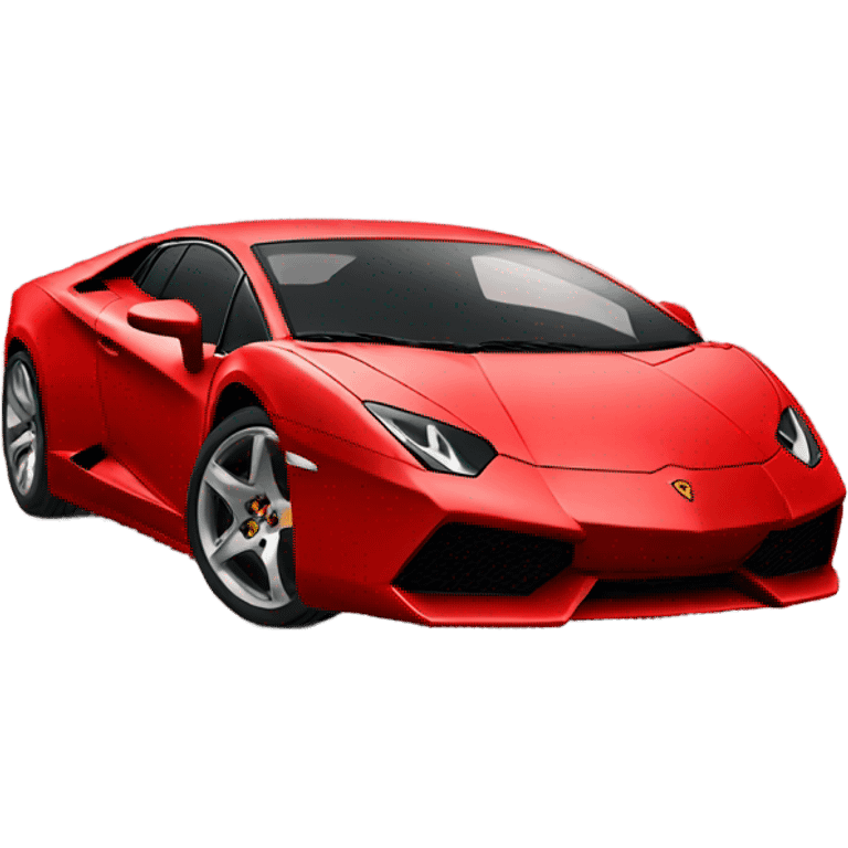 a red lambo emoji