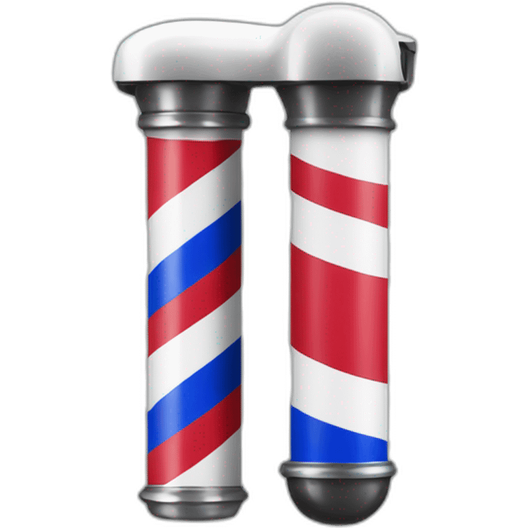 Barber pole colombian flag emoji