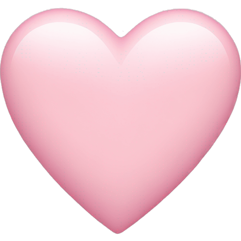 Light pink heart emoji