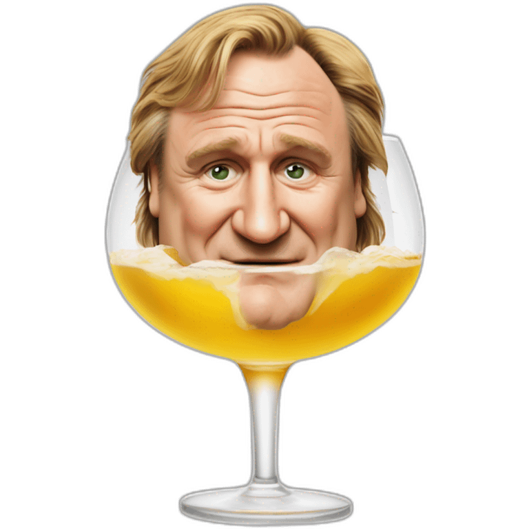 Gerard Depardieu apéro emoji