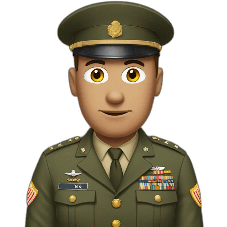 family guy in army uniform emoji