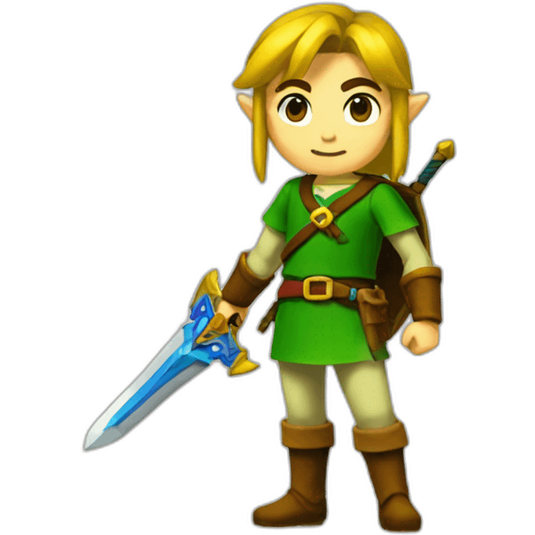 link of Zelda develop a website emoji