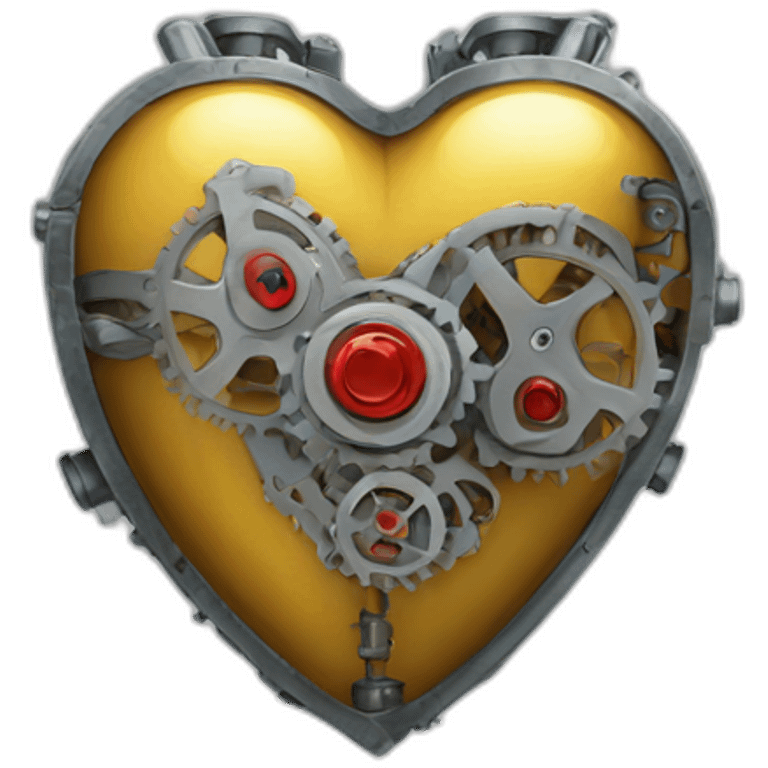 Mechanical heart emoji