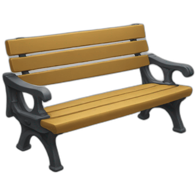 minion seat on bench emoji