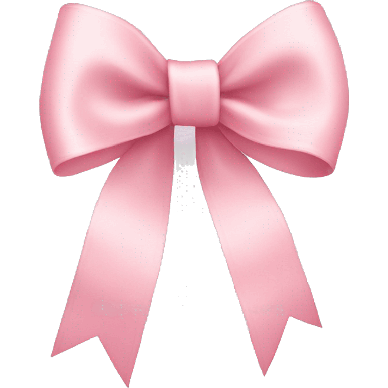 light pink ribbon bow emoji