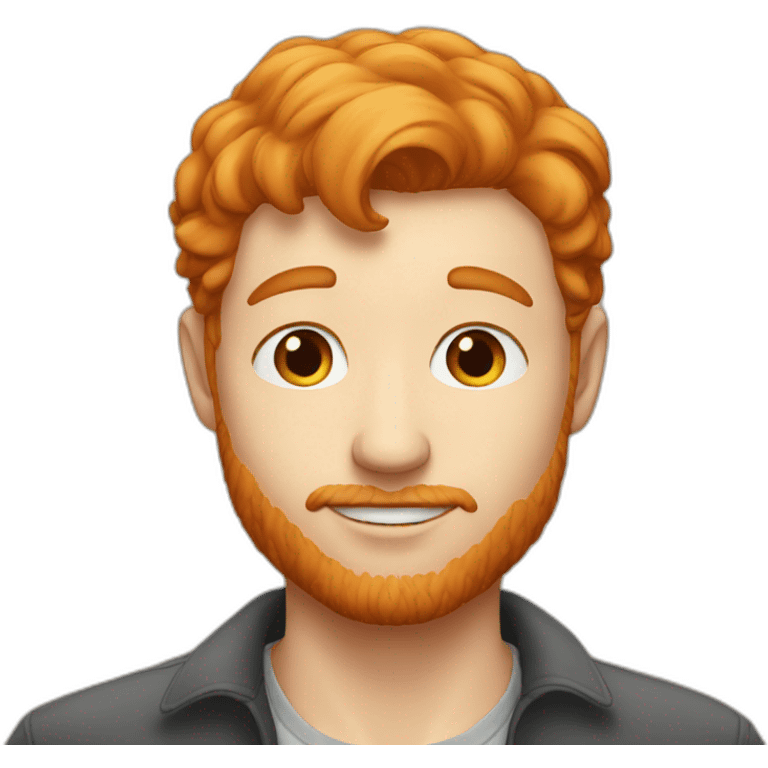 redhead kissing blond man emoji